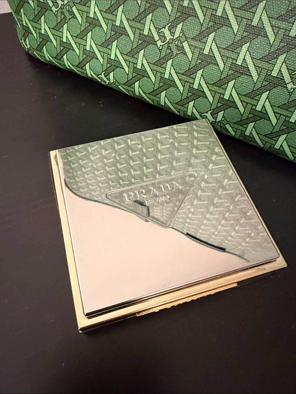 PRADA Dimensions Eyeshadow Trio in 02 Profusion (Yellow, Silver, Lilac, Black) - Picture 3 of 4